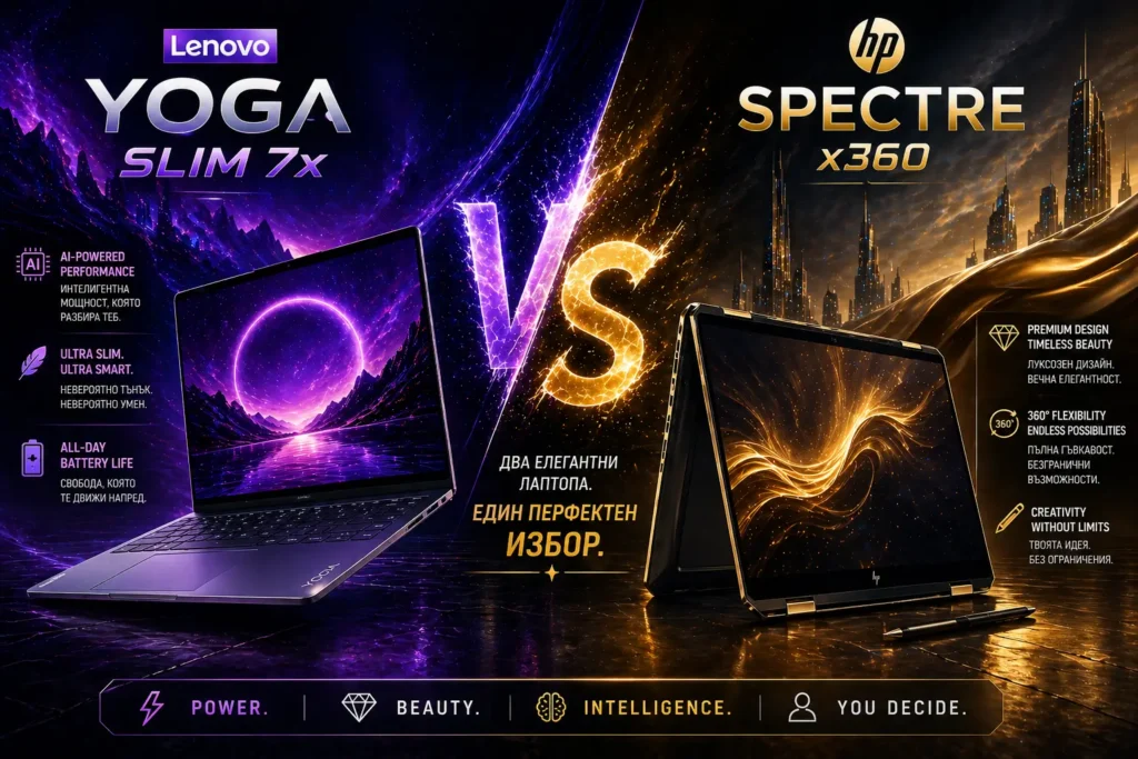 Lenovo Yoga Slim 7x vs. HP Spectre x360