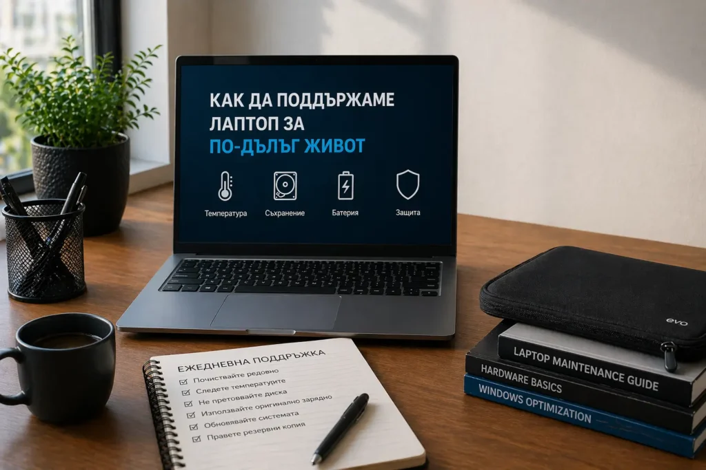 Как да Поддържаме Лаптоп за По-Дълъг Живот