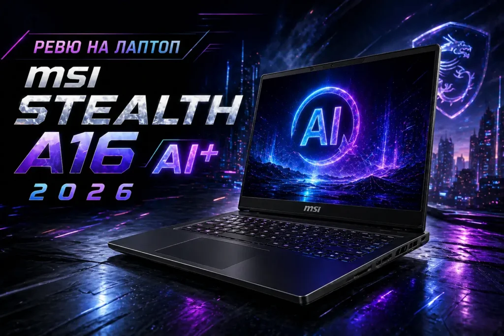 Ревю на Лаптоп MSI Stealth A16 AI+